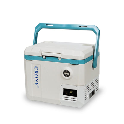 ثلاجة سيارة CRONY MC20 بسعة 20 لتر/تيار مستمر/تيار متردد فتاحة زجاجات حامل أكواب سياج سلكي قابل للإزالة