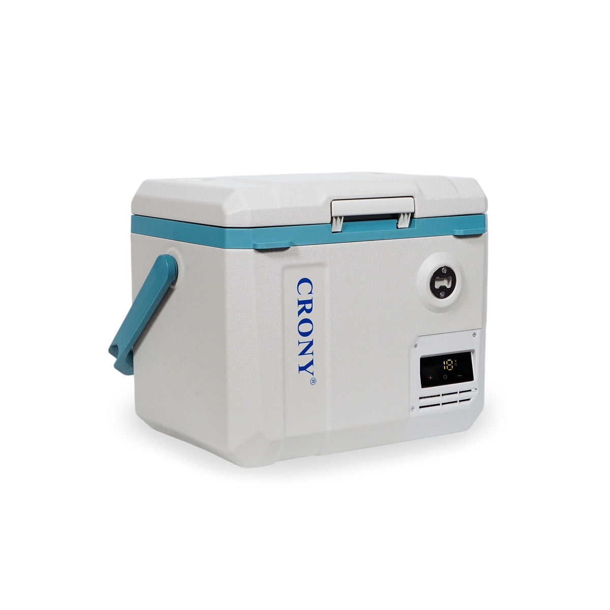 ثلاجة سيارة CRONY MC20 بسعة 20 لتر/تيار مستمر/تيار متردد فتاحة زجاجات حامل أكواب سياج سلكي قابل للإزالة