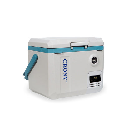 ثلاجة سيارة CRONY MC20 بسعة 20 لتر/تيار مستمر/تيار متردد فتاحة زجاجات حامل أكواب سياج سلكي قابل للإزالة