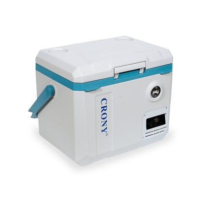 ثلاجة سيارة CRONY MC20 بسعة 20 لتر/تيار مستمر/تيار متردد فتاحة زجاجات حامل أكواب سياج سلكي قابل للإزالة