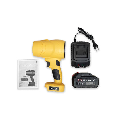 CRONY MD-1018 منفاخ قوة منفاخ جت دراي 21 فولت بطارية ليثيوم تحكم سرعة بدون خطوات منفاخ هوائي محمول لاسلكي مروحة توربو منفاخ هواء كهربائي محمول قابل لإعادة الشحن