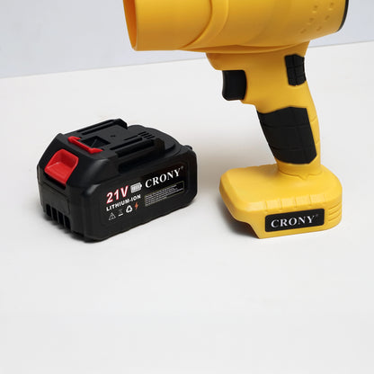 CRONY MD-1018 منفاخ قوة منفاخ جت دراي 21 فولت بطارية ليثيوم تحكم سرعة بدون خطوات منفاخ هوائي محمول لاسلكي مروحة توربو منفاخ هواء كهربائي محمول قابل لإعادة الشحن