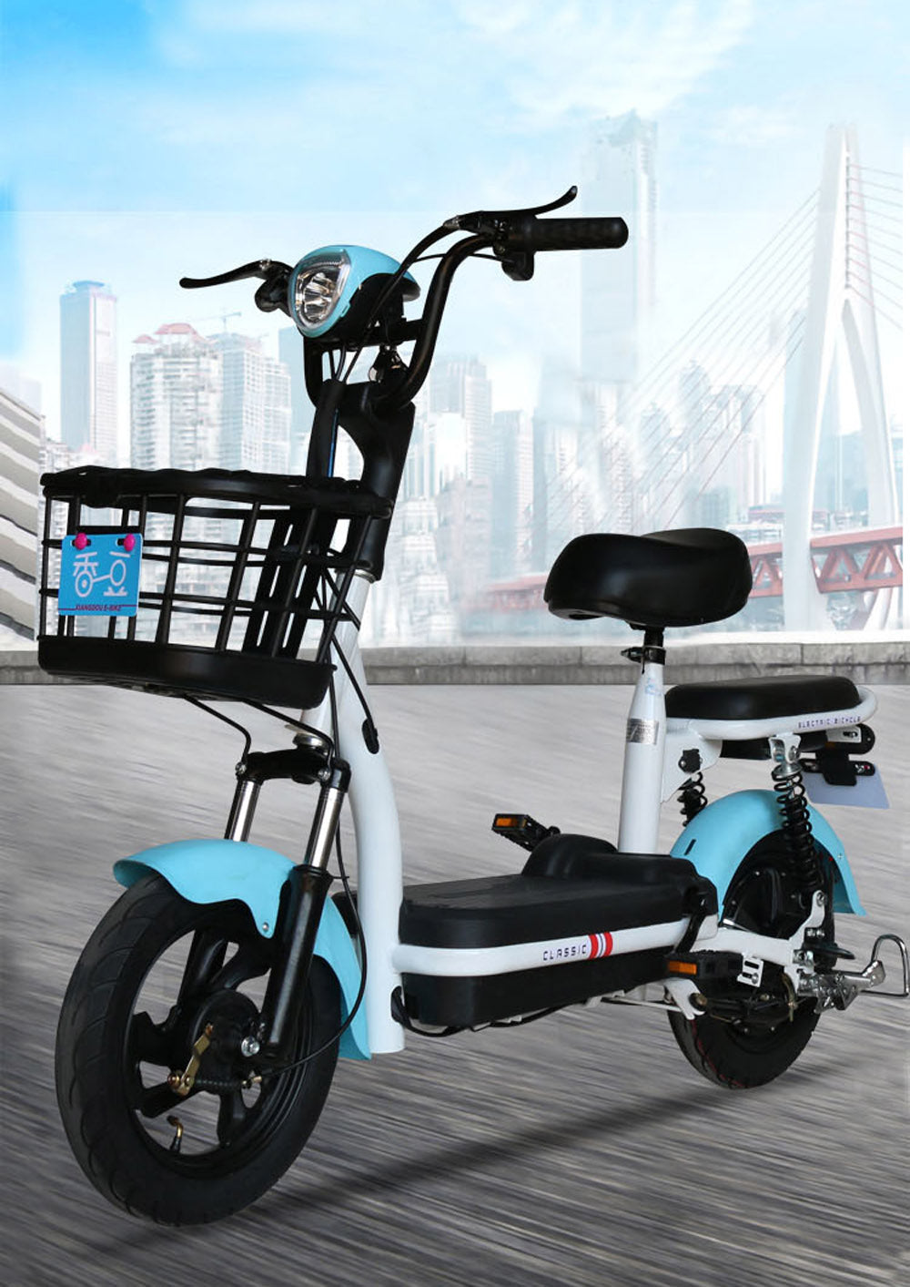 CRONY W4 Electric Scooter 350W Adult Commuter Long Range E Scooter