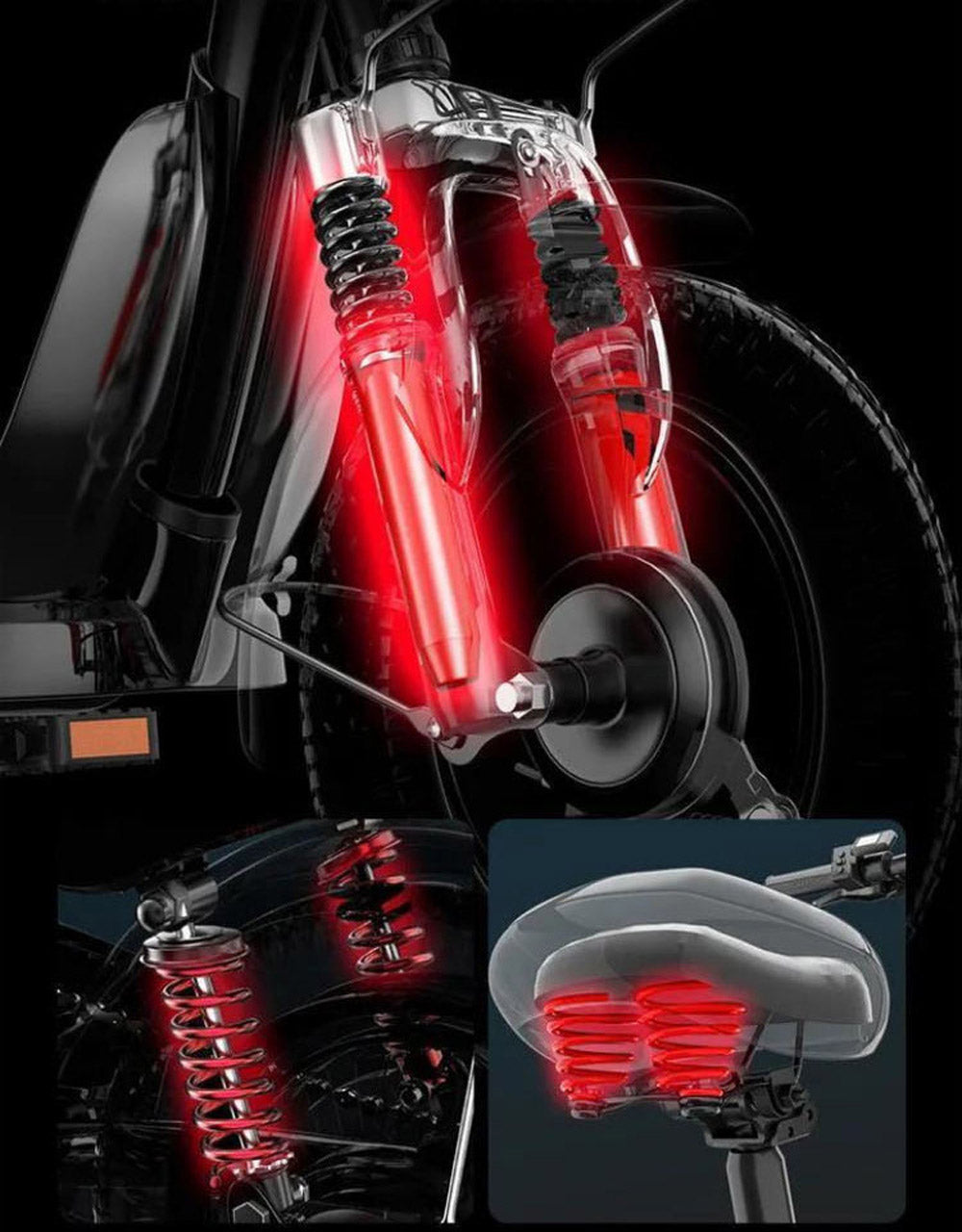 CRONY W4 Electric Scooter 350W Adult Commuter Long Range E Scooter