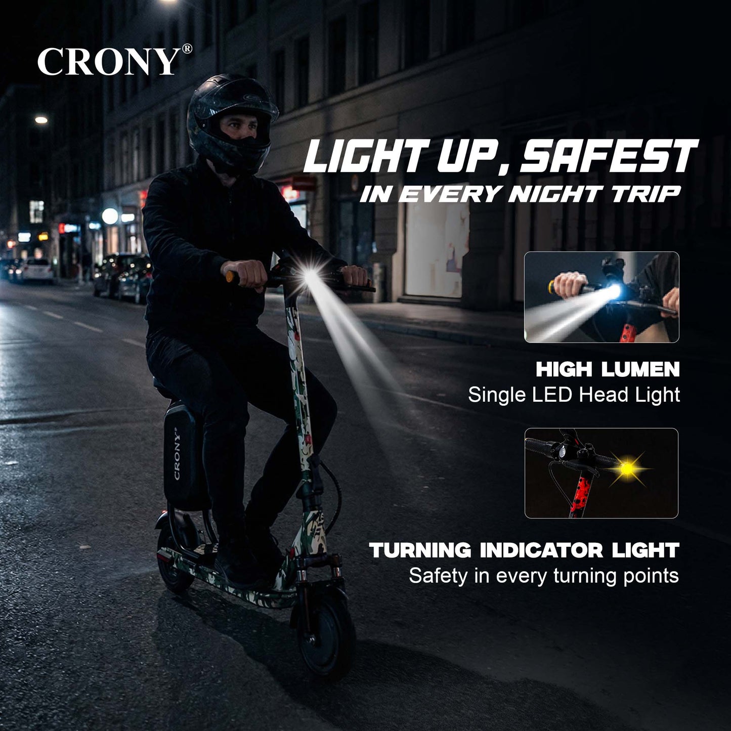 XM M365 APP+SEAT is a foldable electric scooter designed for adult urban commuting. Powered by a 350W motor, it delivers speeds between 25–45 km/h with a range of 15–20 km per charge