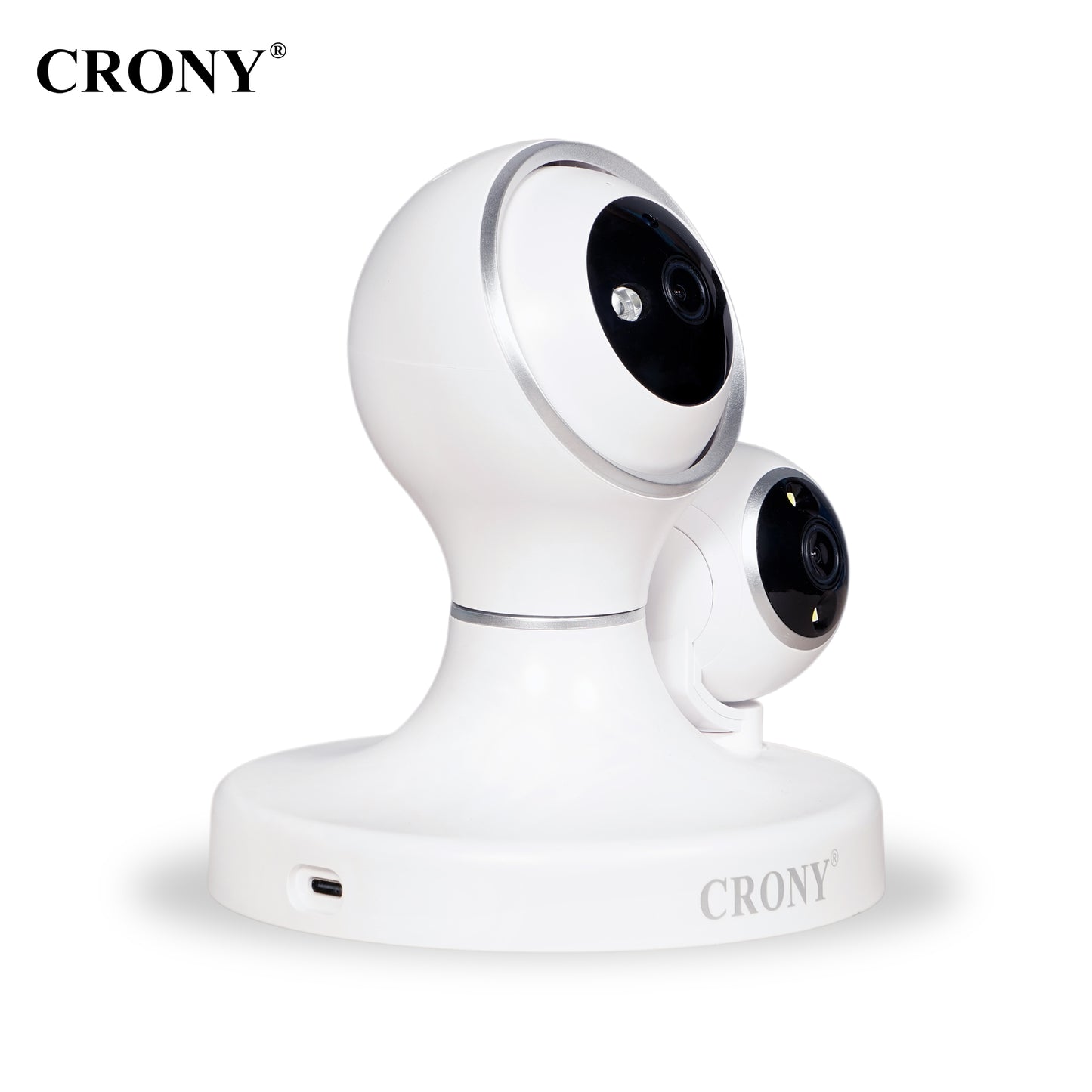 كاميرا أمان CRONY PT340A-PW-4MP-WiFi خارجية داخلية واي فاي IP68 مقاومة للماء كاميرا مراقبة مع كشف الحركة تتبع الإنسان رؤية ليلية ملونة كاملة 1080P كاميرا لاسلكية لأمن المنزل