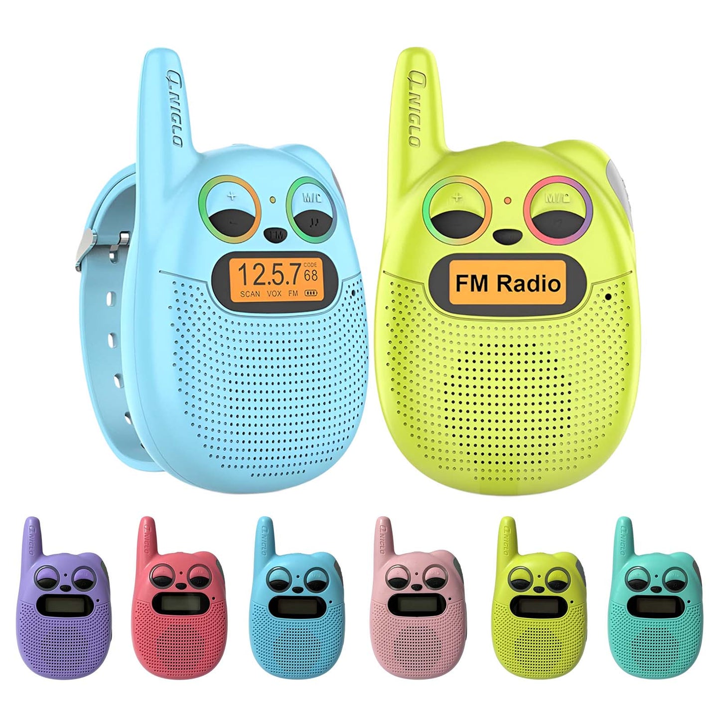 Crony The Q136 Mini Walkie Talkie is a compact and easy-to-use communication device designed for children