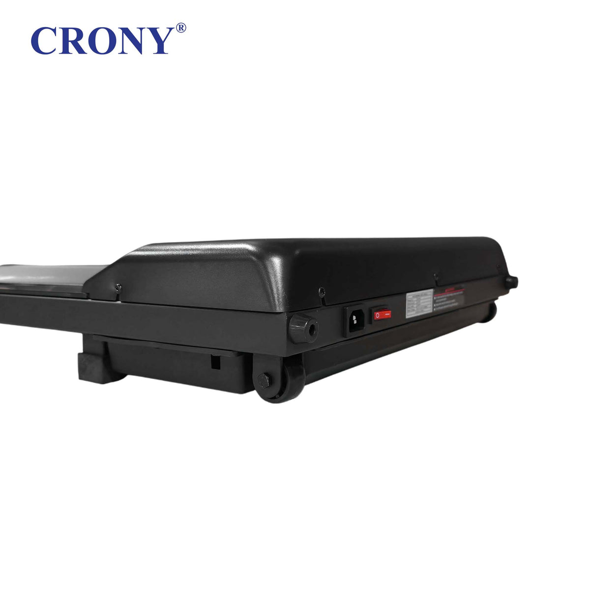 CRONY QK-3001 Electric Walking Machine, 1.3HP Peak Motor, 1–6 km/h Speed, LED Display, Remote Control, Bluetooth App, 100kg Weight Capacity, Compact Treadmill for Home & Office