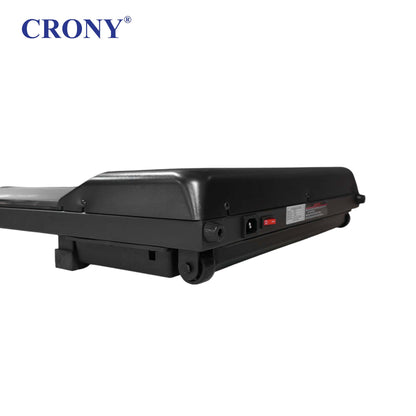 CRONY QK-3001 Electric Walking Machine, 1.3HP Peak Motor, 1–6 km/h Speed, LED Display, Remote Control, Bluetooth App, 100kg Weight Capacity, Compact Treadmill for Home & Office
