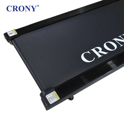 CRONY QK-3001 Electric Walking Machine, 1.3HP Peak Motor, 1–6 km/h Speed, LED Display, Remote Control, Bluetooth App, 100kg Weight Capacity, Compact Treadmill for Home & Office