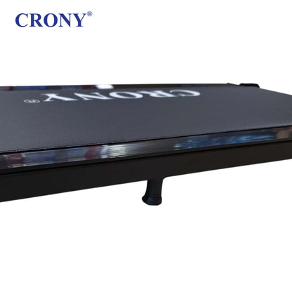 CRONY QK-3001 Electric Walking Machine, 1.3HP Peak Motor, 1–6 km/h Speed, LED Display, Remote Control, Bluetooth App, 100kg Weight Capacity, Compact Treadmill for Home & Office