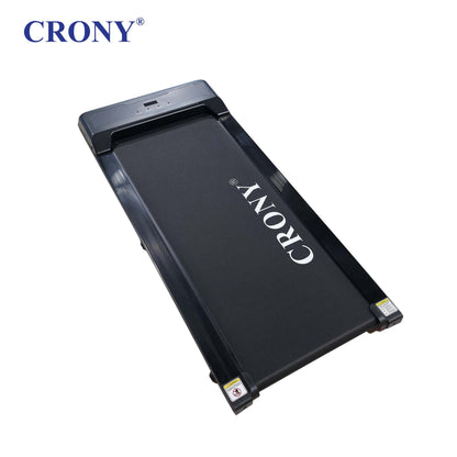 CRONY QK-3001 Electric Walking Machine, 1.3HP Peak Motor, 1–6 km/h Speed, LED Display, Remote Control, Bluetooth App, 100kg Weight Capacity, Compact Treadmill for Home & Office