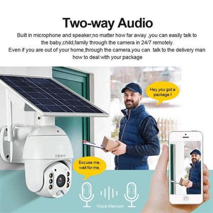 كروني RBX-S10P-10X 4G كاميرا PTZ لاسلكية بالطاقة الشمسية مع تكبير 10X