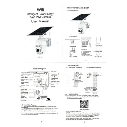 كروني RBX-S10P-10X 4G كاميرا PTZ لاسلكية بالطاقة الشمسية مع تكبير 10X