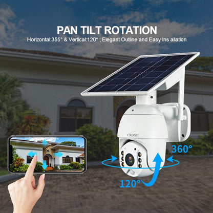 كروني RBX-S10P-10X 4G كاميرا PTZ لاسلكية بالطاقة الشمسية مع تكبير 10X