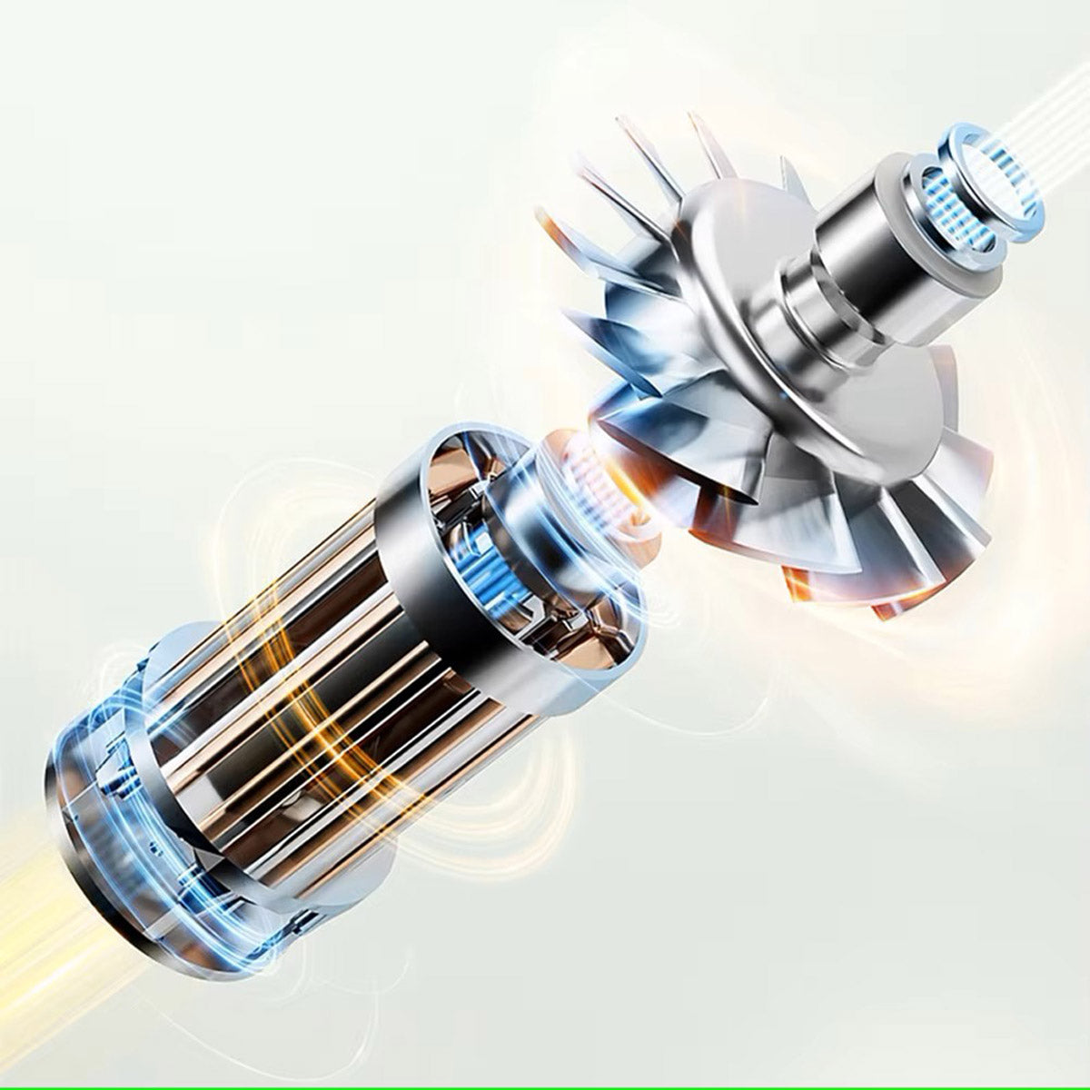 مروحة توربو فائقة القوة CRONY F31 بسرعة 130000 دورة في الدقيقة مروحة نفاثة مروحة توربو فائقة القوة منفاخ هواء مضغوط مروحة كهربائية بثلاث سرعات مروحة عنيفة لأداة تنظيف المنزل