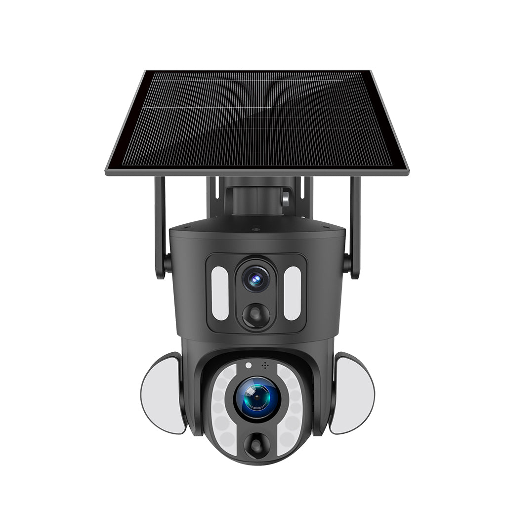 كاميرا كروني SD3210 شمسية PTZ لاسلكية بعدستين وزوم 10X