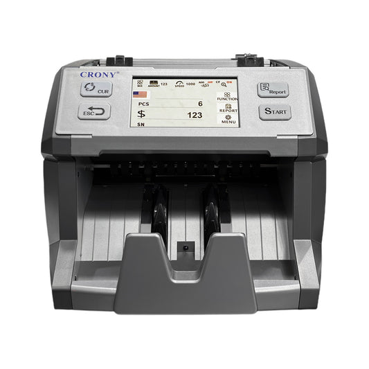 كروني SH-29C عداد نقود متعدد العملات مع كشف الأشعة فوق البنفسجية والمغناطيسية والميكانيكية والأشعة تحت الحمراء بسرعة 800 1000 1200 ورقة/دقيقة
