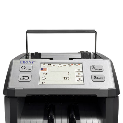 كروني SH-29C عداد نقود متعدد العملات مع كشف الأشعة فوق البنفسجية والمغناطيسية والميكانيكية والأشعة تحت الحمراء بسرعة 800 1000 1200 ورقة/دقيقة