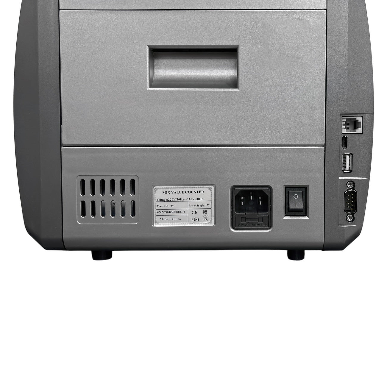 كروني SH-29C عداد نقود متعدد العملات مع كشف الأشعة فوق البنفسجية والمغناطيسية والميكانيكية والأشعة تحت الحمراء بسرعة 800 1000 1200 ورقة/دقيقة