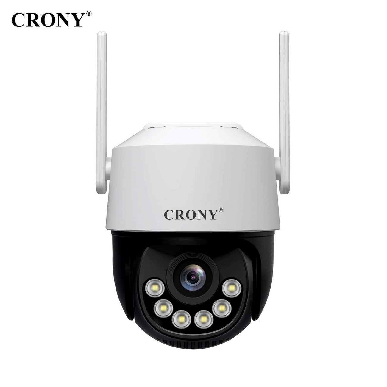 كاميرا لاسلكية CRONY SH072 من Srihome بدقة 8 ميجابكسل، كاميرا واي فاي 5G بدقة 8 ميجابكسل مع رؤية ليلية، كشف حركة الإنسان، وصوت ثنائي الاتجاه