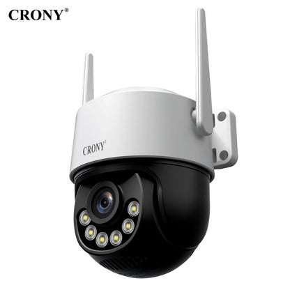 كاميرا لاسلكية CRONY SH072 من Srihome بدقة 8 ميجابكسل، كاميرا واي فاي 5G بدقة 8 ميجابكسل مع رؤية ليلية، كشف حركة الإنسان، وصوت ثنائي الاتجاه