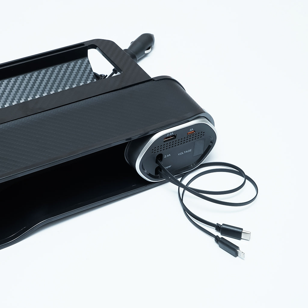 منظم سيارة عالمي CRONY SX-12 مع شحن لاسلكي