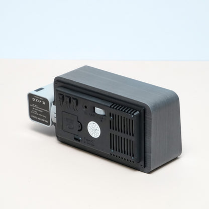 ساعة عرض خشبية سوداء CRONY T009