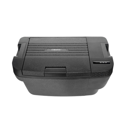 ثلاجة سيارة محمولة CRONY TSL35 بسعة 35 لتر شاشة LED ضوضاء منخفضة متينة للاستخدام على 12 فولت 24 فولت والمنزل