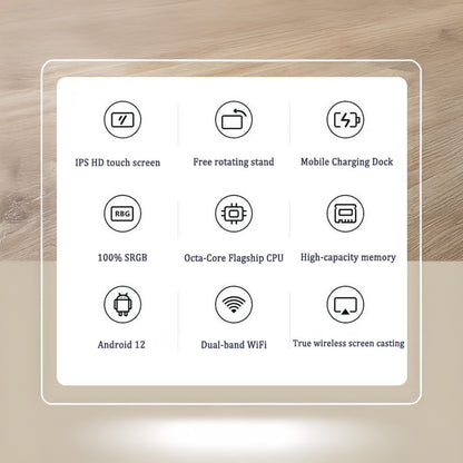 كروني TX24-1 شاشة ذكية تفاعلية متنقلة 24 بوصة 1080 × 1920 IPS شاشة دوارة بطارية 10000mAh