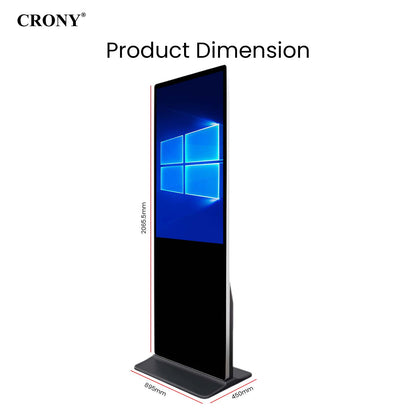 CRONY TX65-2 64inch Advertising machine Vertical Advertising display Android Smart Digital Signage