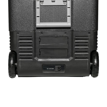 ثلاجة سيارة CRONY بسعة 55 لتر U55 ثلاجة سيارة محمولة -20°C تجميد تحكم LED طاقة مزدوجة تصميم بعجلات