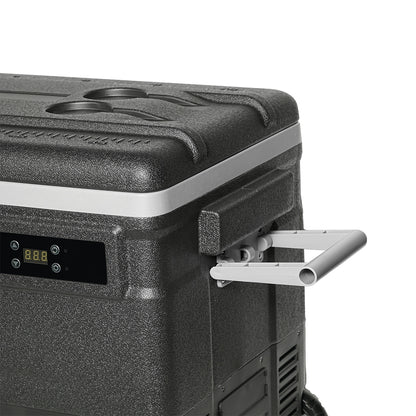 ثلاجة سيارة CRONY بسعة 55 لتر U55 ثلاجة سيارة محمولة -20°C تجميد تحكم LED طاقة مزدوجة تصميم بعجلات