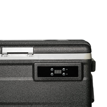 ثلاجة سيارة CRONY بسعة 55 لتر U55 ثلاجة سيارة محمولة -20°C تجميد تحكم LED طاقة مزدوجة تصميم بعجلات