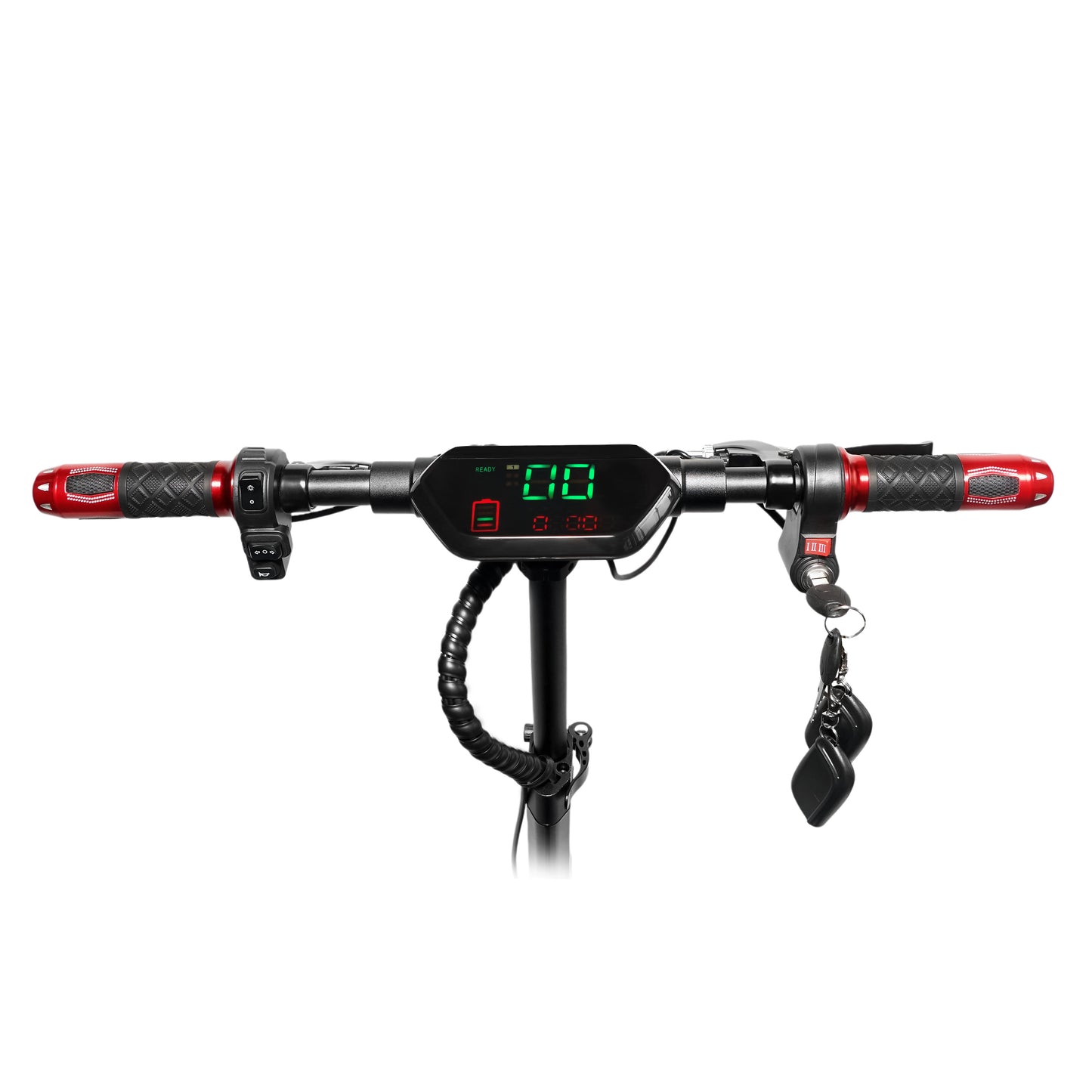 سكوتر كهربائي CRONY V10 بشاشة LCD كبيرة مع مقعد وممتص صدمات أمامي/خلفي