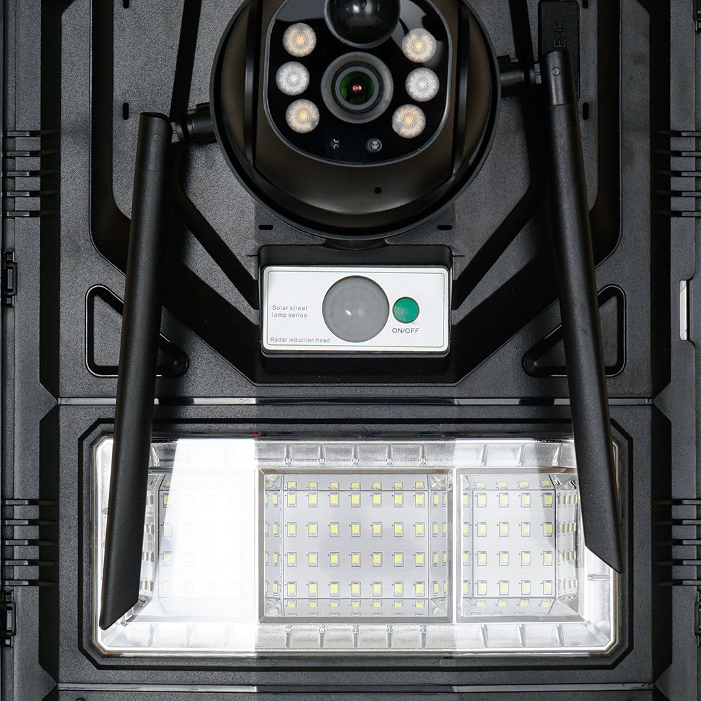 كاميرا CRONY VC88 4MP 1080P بالطاقة الشمسية مع اتصال 4G/Wi-Fi، وظيفة PTZ، رؤية ليلية بالأشعة تحت الحمراء، وتتبع الأجسام البشرية