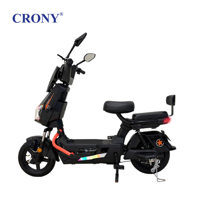 The CRONY W12 Great Wall Cannon is a practical and durable electric scooter designed for adult passenger transport. Powered by a 500W brushless motor