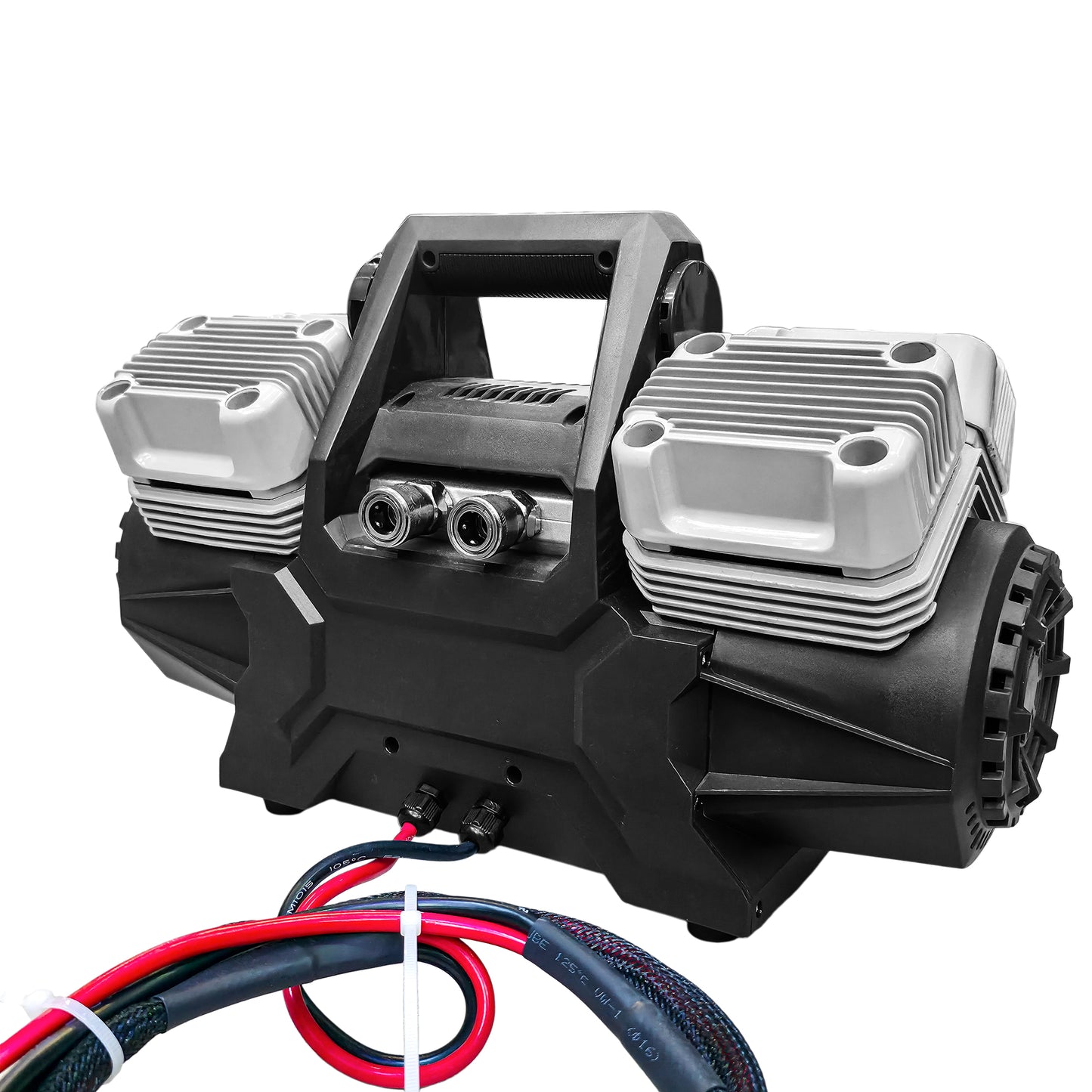 CRONY WM 102-45 12V Heavy Duty Air Compressor, 150 PSI, 400L/Min Air Flow, 4-Cylinder Tyre Inflator with 7M Air Hose, 100A Rated Current, Overload & Overheat Protection for Cars, Trucks & Off-Road Vehicles