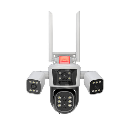 كروني WQQ849S-PW-8K-10X (تطبيق IPC360 للمنزل) كاميرا بأربع رؤوس