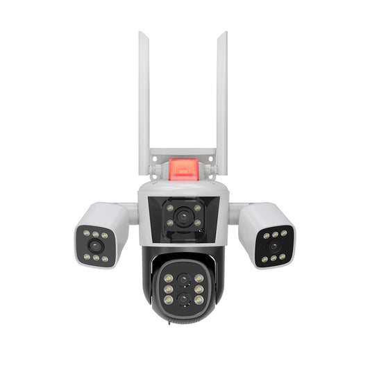 كروني WQQ849S-PW-8K-10X (تطبيق IPC360 للمنزل) كاميرا بأربع رؤوس