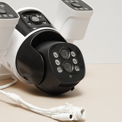 كروني WQQ849S-PW-8K-10X (تطبيق IPC360 للمنزل) كاميرا بأربع رؤوس