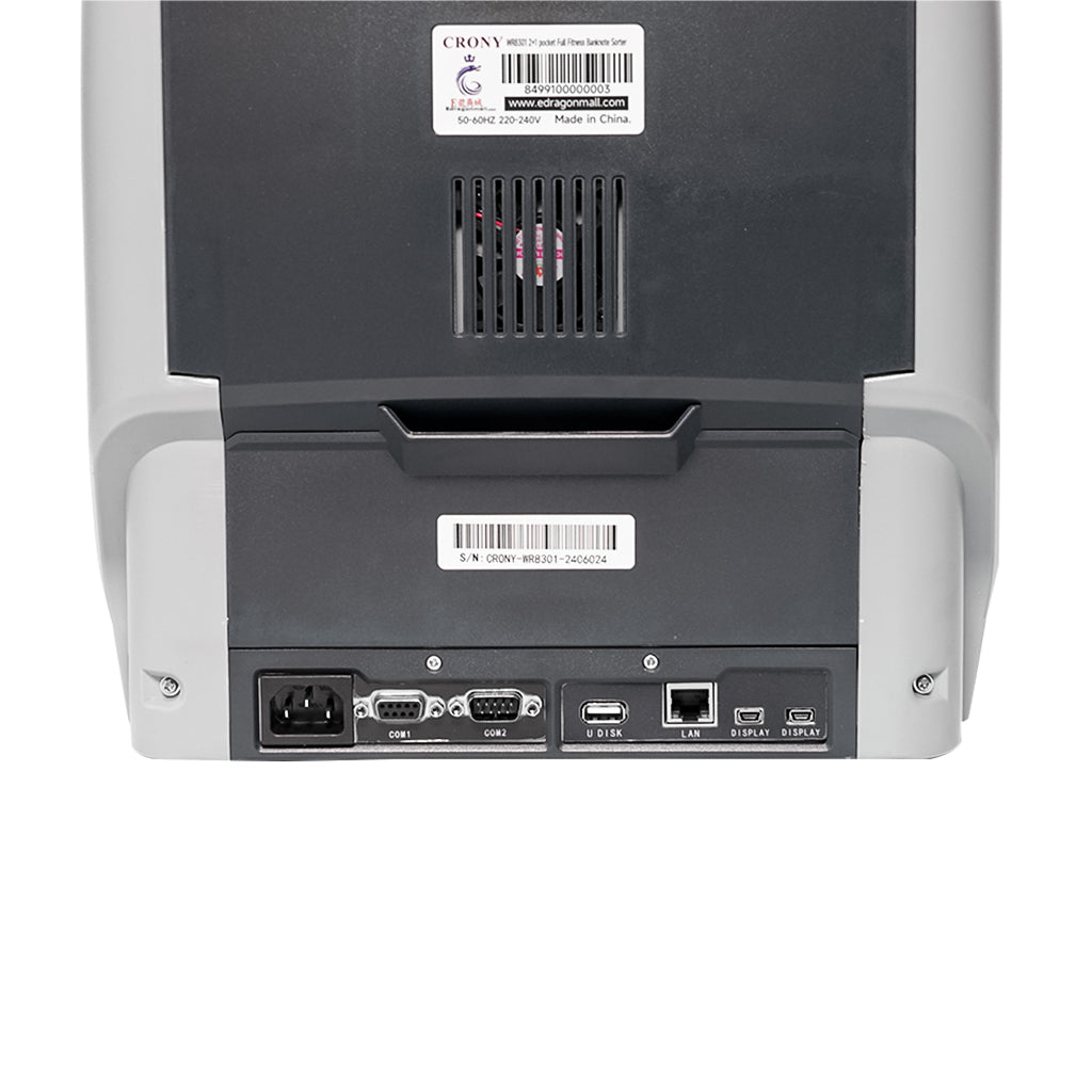 جهاز التحقق من الأوراق النقدية CRONY WR8301 2+1 متعدد العملات فرز النقود وفرز النقود الجيبية وعداد النقود