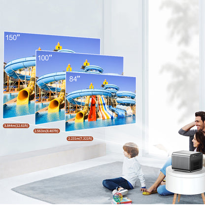 CRONY X5 4K 3D Projector with KTV BT speaker Smart Projector 1600ANSI Lumens 1080P FHD Portbale Home Theater Global Version Bluetooth MEMC RGB-LED Outdoor Beamer