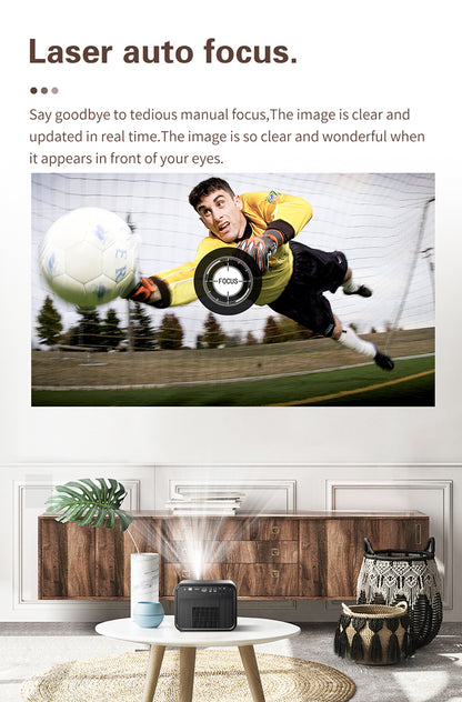 CRONY X5 4K 3D Projector with KTV BT speaker Smart Projector 1600ANSI Lumens 1080P FHD Portbale Home Theater Global Version Bluetooth MEMC RGB-LED Outdoor Beamer