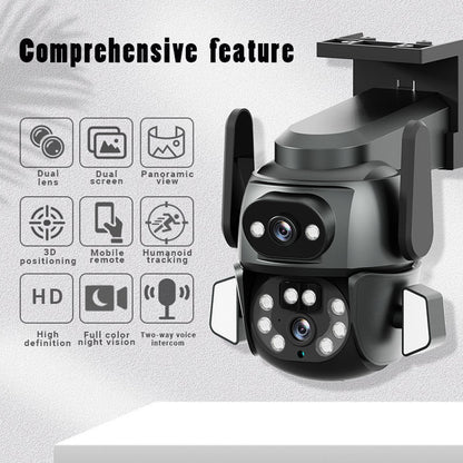 CRONY CG-Q821A واي فاي-4 ميجابكسل carecamPro APP كاميرا ربط مزدوجة بالكرة