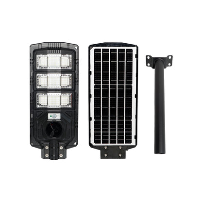 ضوء شارع شمسي CRONY XA11-WIFI-4K (تطبيق V380 PRO) كاميرا بثلاث رؤوس