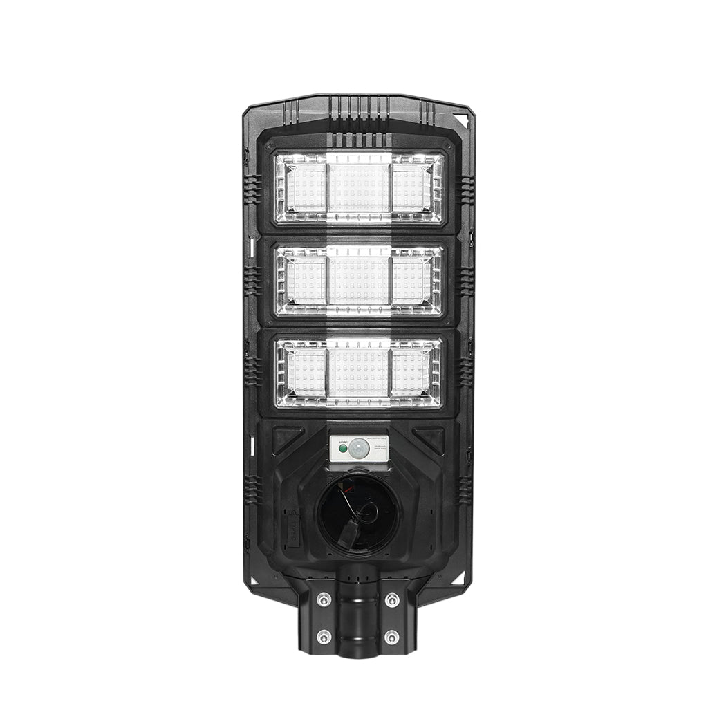 ضوء شارع شمسي CRONY XA11-WIFI-4K (تطبيق V380 PRO) كاميرا بثلاث رؤوس