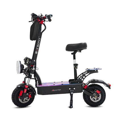 كروني DK-11 LED دراجة سكوتر كهربائية بعجلات عريضة 11 بوصة عالية التكوين E-Scoot