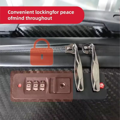 CRONY حقيبة ظهر استكشافية من ألياف الكربون مع شاشة LED حقيبة عربة بإضاءة صندوق إعلانات بنمط مخصص