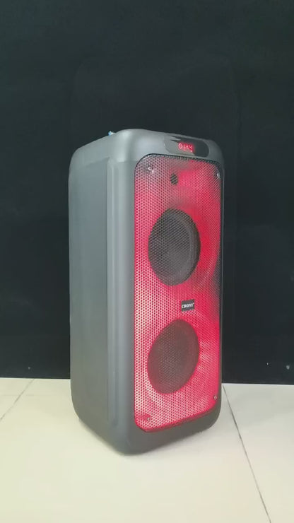 مكبر صوت CRONY RX-8280 CR-8280 مكبر صوت محمول بعجلات 8 بوصة ومكبر صوت ببطارية طاقة كبيرة مكبرات صوت دي جي باس نشطة احترافية مكبر صوت خارجي